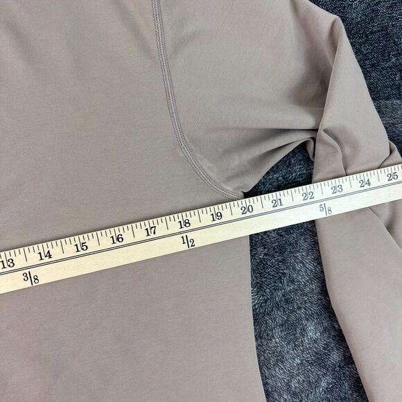 BYLT Drop Cut Shirt Lux Brown Men's *M Long Sleeve Performance Golf - Picture 5 of 10